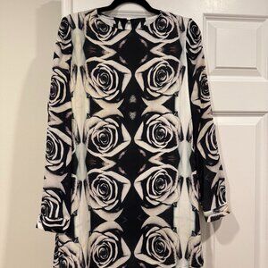 Bec and Bridge Rose City of Rose mini long sleeve dress